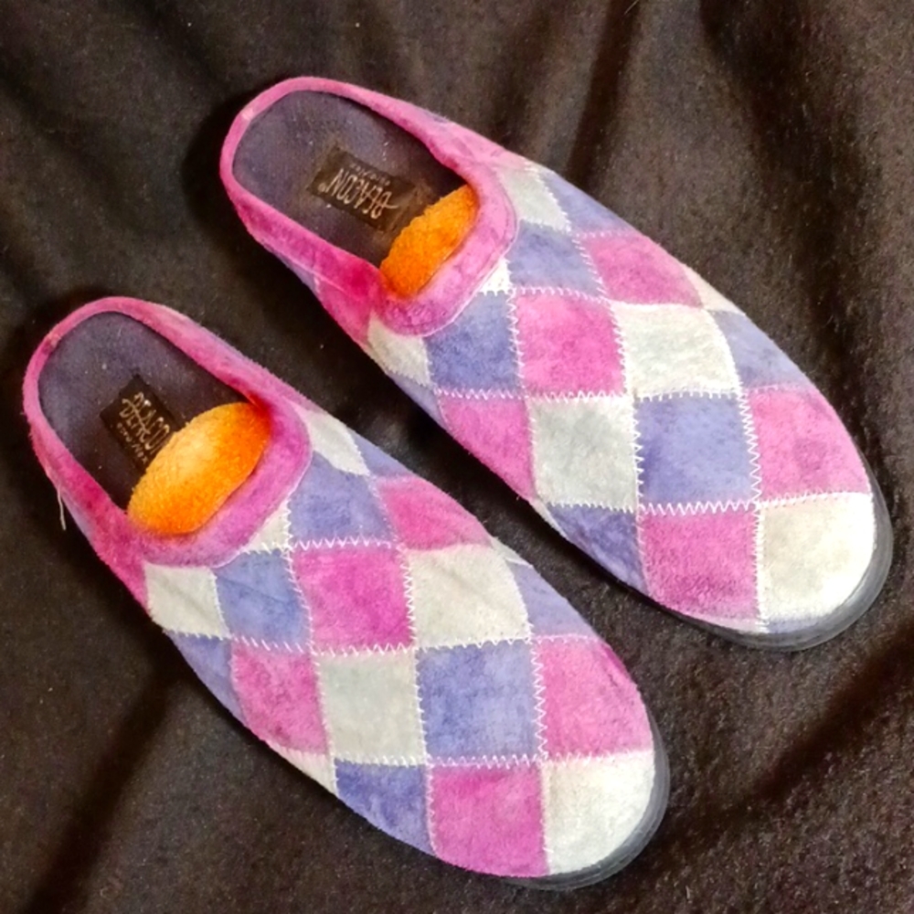 Beacon Euroflex Suede Harlequin Clogs